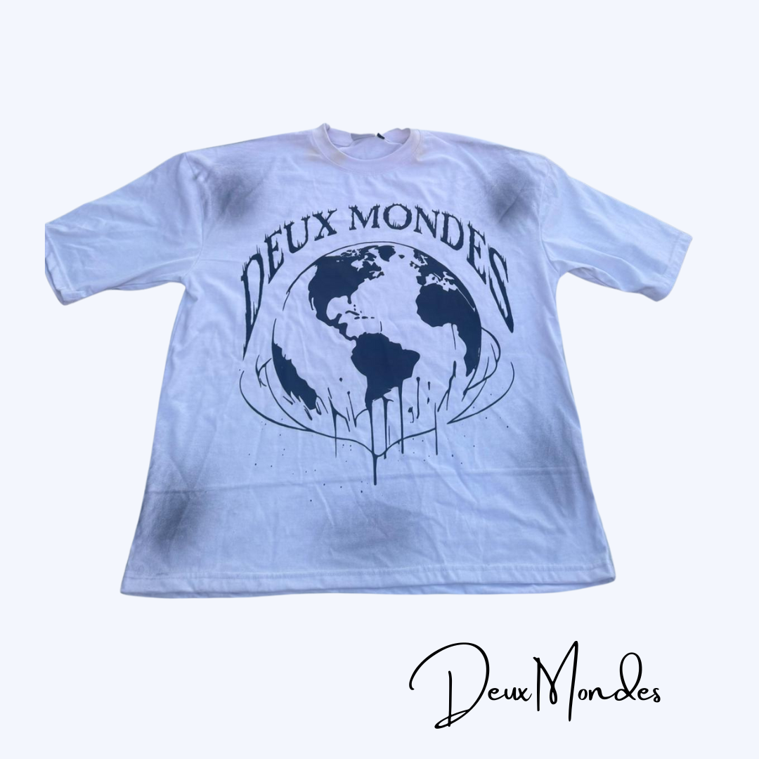 Deux Mondex White Tees