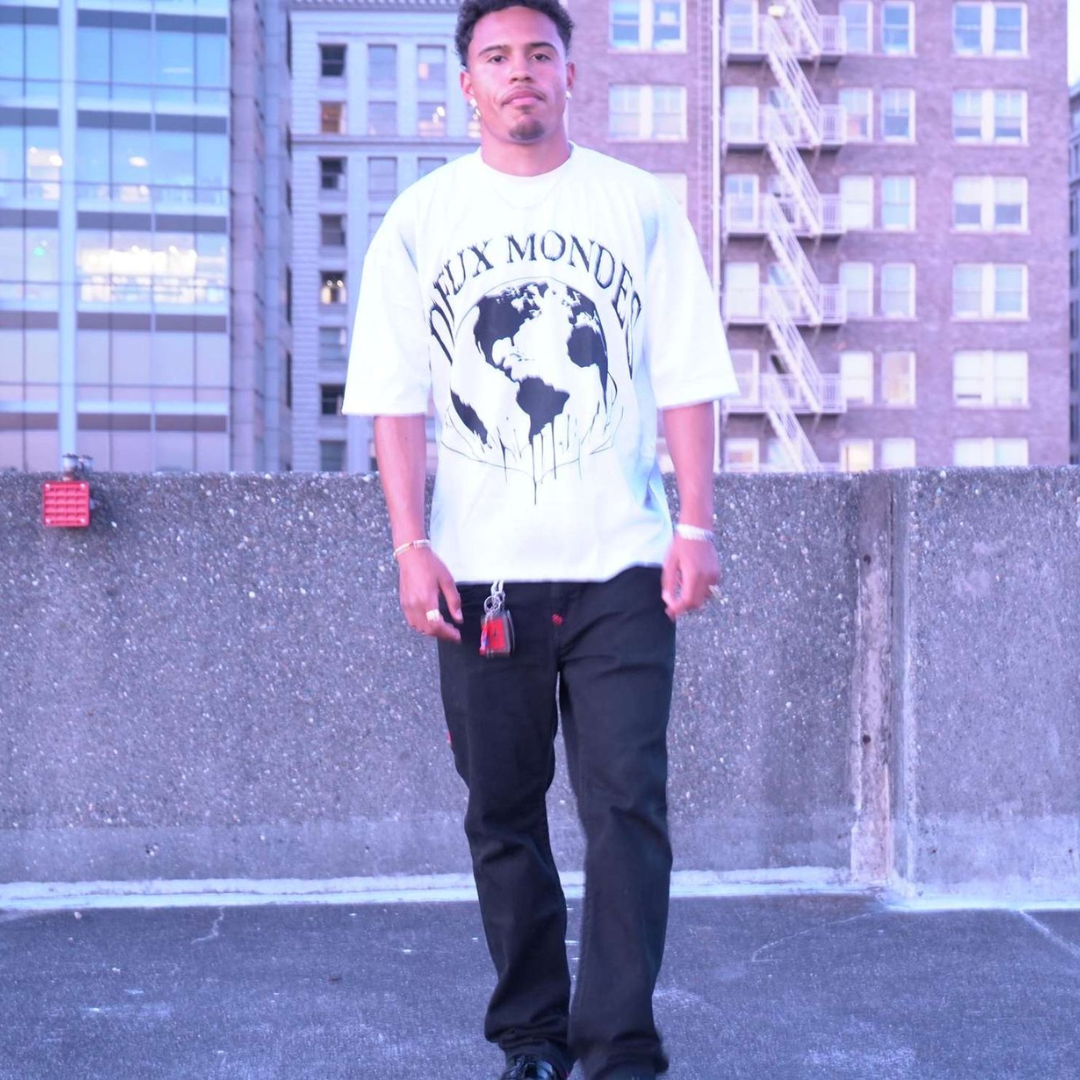 Deux Mondex White Tees