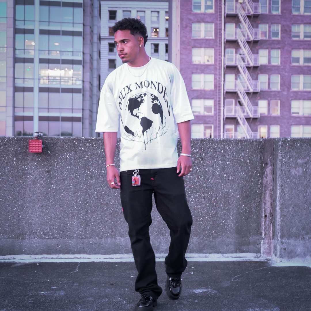 Deux Mondex White Tees