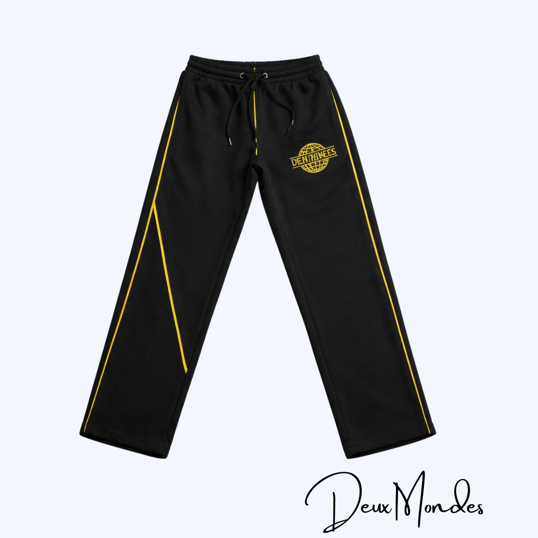 Deux Mondes Black Hoodie with Pants