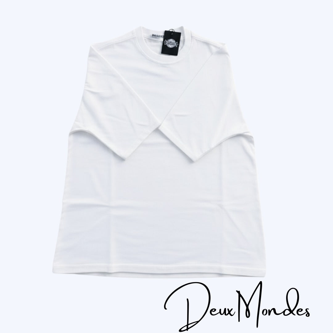 Deux Mondex White Tees
