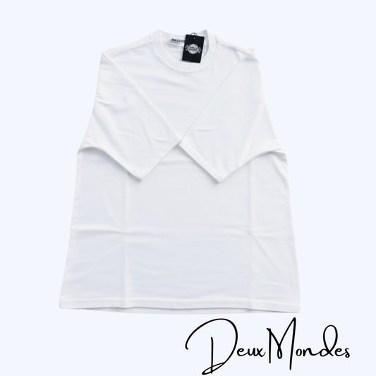 Deux Mondex White Tees