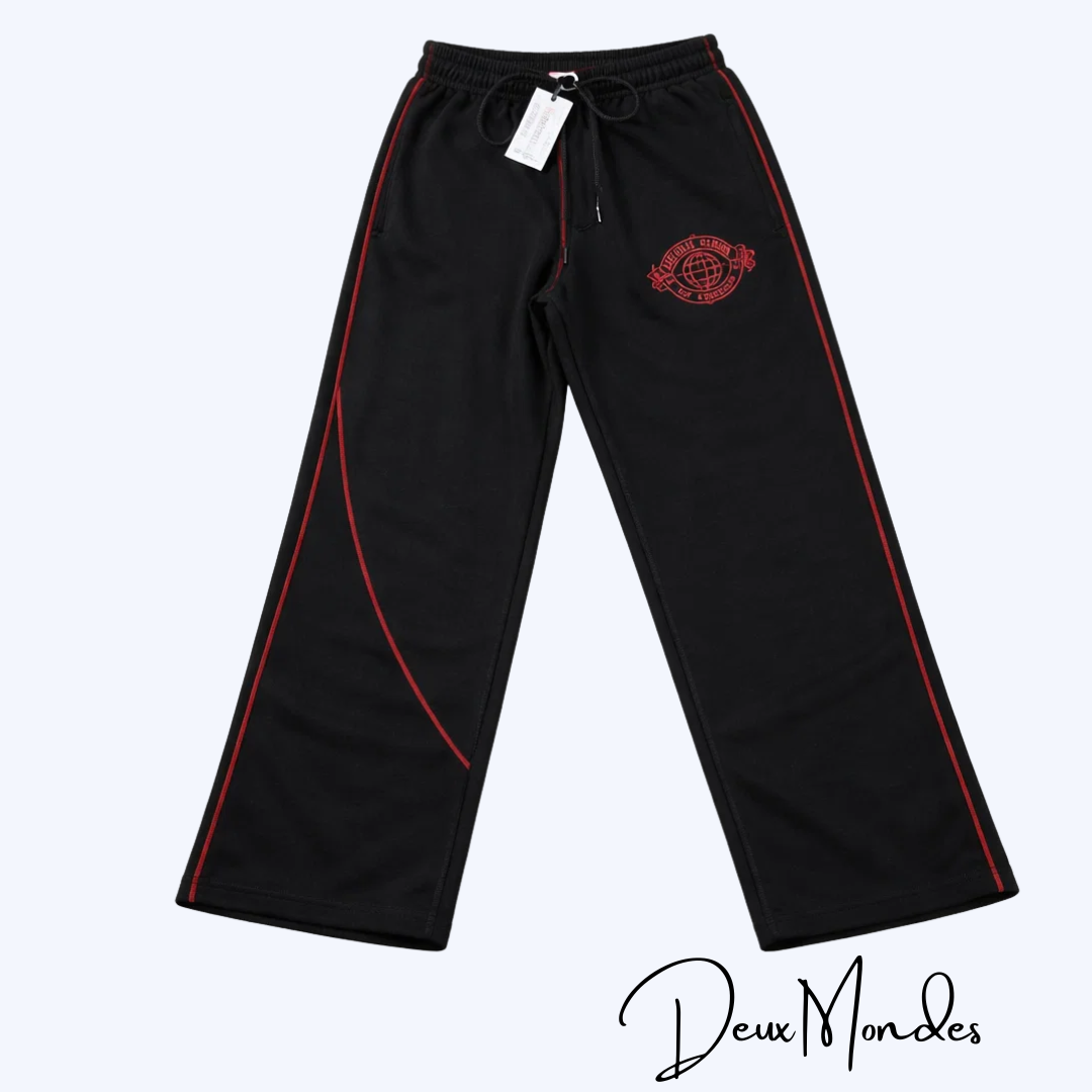 Deux Mondes Black Hoodie WIth Pants