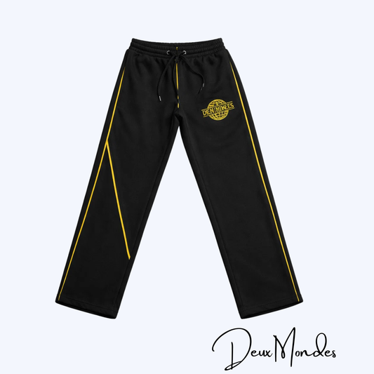 Deux Mondes Black Hoodie with Pants